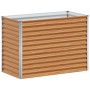 Arriate elevado Marrón Claro 98 x 50 x 68 cm Acero Galvanizado en Macetas y jardineras | Comprar online en Foru.es