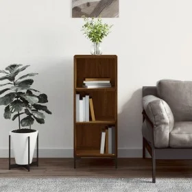 Aparador de madera de ingeniería marrón roble 34,5x32,5x90 cm de vidaXL, Aparadores - Ref: Foro24-828739, Precio: 49,83 €, De...