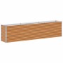Arriate elevado Marrón Claro 290 x 50 x 68 cm Acero Galvanizado en Macetas y jardineras | Comprar online en Foru.es