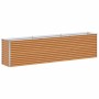 Arriate elevado Marrón Claro 290 x 50 x 68 cm Acero Galvanizado en Macetas y jardineras | Comprar online en Foru.es