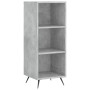 Estantería madera de ingeniería gris hormigón 34,5x32,5x90 cm de vidaXL, Aparadores - Ref: Foro24-828704, Precio: 38,89 €, De...