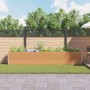Arriate elevado Marrón Claro 390 x 50 x 68 cm Acero Galvanizado en Macetas y jardineras | Comprar online en Foru.es
