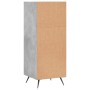 Estantería madera de ingeniería gris hormigón 34,5x32,5x90 cm de vidaXL, Aparadores - Ref: Foro24-828704, Precio: 38,89 €, De...