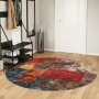 Alfombra lavable antideslizante multicolor Ø 200 cm en Alfombras | Comprar online en Foru.es