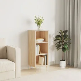 Aparador de madera de ingeniería roble Sonoma 34,5x32,5x90 cm de vidaXL, Aparadores - Ref: Foro24-828719, Precio: 45,24 €, De...