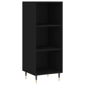 Aparador de madera de ingeniería negro 34,5x32,5x90 cm de vidaXL, Aparadores - Ref: Foro24-828709, Precio: 38,57 €, Descuento: %