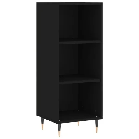 Aparador de madera de ingeniería negro 34,5x32,5x90 cm de vidaXL, Aparadores - Ref: Foro24-828709, Precio: 34,12 €, Descuento: %
