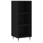Aparador de madera de ingeniería negro 34,5x32,5x90 cm de vidaXL, Aparadores - Ref: Foro24-828709, Precio: 38,57 €, Descuento: %
