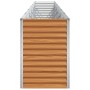 Arriate elevado Marrón Claro 582 x 50 x 68 cm Acero Galvanizado en Macetas y jardineras | Comprar online en Foru.es