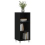 Aparador de madera de ingeniería negro 34,5x32,5x90 cm de vidaXL, Aparadores - Ref: Foro24-828709, Precio: 38,57 €, Descuento: %