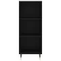 Engineered wood black sideboard 34.5x32.5x90 cm by vidaXL, Sideboards - Ref: Foro24-828709, Price: 34,12 €, Discount: %