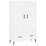 Aparador alto madera de ingeniería blanco 69,5x31x115 cm de vidaXL, Aparadores - Ref: Foro24-830340, Precio: 92,60 €, Descuen...