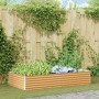 Arriate elevado 195 x 100 x 36 cm Acero Galvanizado en Macetas y jardineras | Comprar online en Foru.es