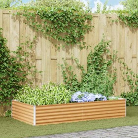 Arriate elevado 195 x 100 x 36 cm Acero Galvanizado en Macetas y jardineras | Comprar online en Foru.es