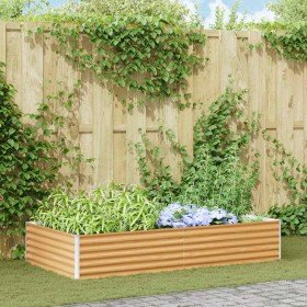 Arriate elevado 195 x 100 x 36 cm Acero Galvanizado en Macetas y jardineras | Comprar online en Foru.es