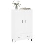 Aparador alto madera de ingeniería blanco 69,5x31x115 cm de vidaXL, Aparadores - Ref: Foro24-830340, Precio: 92,60 €, Descuen...