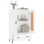 Aparador alto madera de ingeniería blanco 69,5x31x115 cm de vidaXL, Aparadores - Ref: Foro24-830340, Precio: 92,60 €, Descuen...