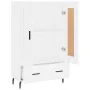 Hohes Sideboard aus weißem Holzwerkstoff, 69,5 x 31 x 115 cm von vidaXL, Sideboards - Ref: Foro24-830340, Preis: 91,36 €, Rab...