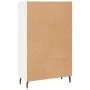 Hohes Sideboard aus weißem Holzwerkstoff, 69,5 x 31 x 115 cm von vidaXL, Sideboards - Ref: Foro24-830340, Preis: 91,36 €, Rab...