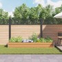 Arriate elevado 290 x 100 x 36 cm Acero Galvanizado en Macetas y jardineras | Comprar online en Foru.es