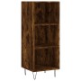 Aparador de madera de ingeniería roble ahumado 34,5x32,5x90 cm de vidaXL, Aparadores - Ref: Foro24-828729, Precio: 48,15 €, D...