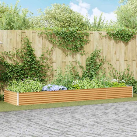 Arriate elevado 390 x 100 x 36 cm Acero Galvanizado en Macetas y jardineras | Comprar online en Foru.es