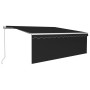Toldo retráctil manual con persiana y LED antracita 4x3 m en Toldos | Comprar online en Foru.es