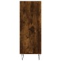 Aparador de madera de ingeniería roble ahumado 34,5x32,5x90 cm de vidaXL, Aparadores - Ref: Foro24-828729, Precio: 48,15 €, D...