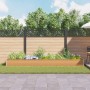 Arriate elevado 390 x 100 x 36 cm Acero Galvanizado en Macetas y jardineras | Comprar online en Foru.es