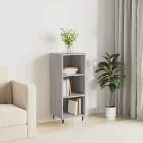 Aparador de madera de ingeniería gris Sonoma 34,5x32,5x90 cm de vidaXL, Aparadores - Ref: Foro24-828714, Precio: 34,12 €, Des...