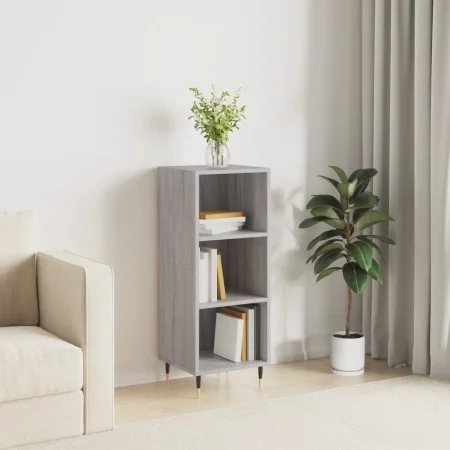 Aparador de madera de ingeniería gris Sonoma 34,5x32,5x90 cm de vidaXL, Aparadores - Ref: Foro24-828714, Precio: 34,12 €, Des...