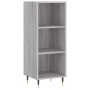 Aparador de madera de ingeniería gris Sonoma 34,5x32,5x90 cm de vidaXL, Aparadores - Ref: Foro24-828714, Precio: 38,27 €, Des...