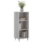 Aparador de madera de ingeniería gris Sonoma 34,5x32,5x90 cm de vidaXL, Aparadores - Ref: Foro24-828714, Precio: 38,27 €, Des...