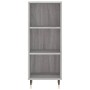 Aparador de madera de ingeniería gris Sonoma 34,5x32,5x90 cm de vidaXL, Aparadores - Ref: Foro24-828714, Precio: 38,27 €, Des...