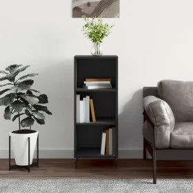 Aparador de madera de ingeniería negro 34,5x32,5x90 cm de vidaXL, Aparadores - Ref: Foro24-828749, Precio: 53,29 €, Descuento: %