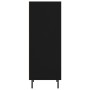 Aparador de madera de ingeniería negro 34,5x32,5x90 cm de vidaXL, Aparadores - Ref: Foro24-828749, Precio: 53,94 €, Descuento: %