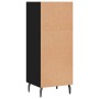 Aparador de madera de ingeniería negro 34,5x32,5x90 cm de vidaXL, Aparadores - Ref: Foro24-828749, Precio: 53,94 €, Descuento: %