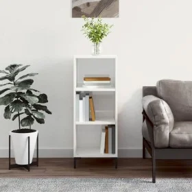 Aparador madera de ingeniería blanco brillante 34,5x32,5x90 cm de vidaXL, Aparadores - Ref: Foro24-828734, Precio: 52,78 €, D...