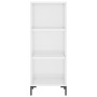 Aparador madera de ingeniería blanco brillante 34,5x32,5x90 cm de vidaXL, Aparadores - Ref: Foro24-828734, Precio: 53,45 €, D...