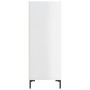 Aparador madera de ingeniería blanco brillante 34,5x32,5x90 cm de vidaXL, Aparadores - Ref: Foro24-828734, Precio: 53,45 €, D...