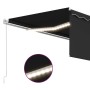 Toldo retráctil manual con persiana y LED antracita 4x3 m en Toldos | Comprar online en Foru.es