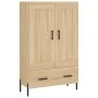 Aparador alto madera de ingeniería roble Sonoma 69,5x31x115 cm de vidaXL, Aparadores - Ref: Foro24-830335, Precio: 116,12 €, ...