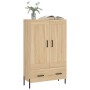 Aparador alto madera de ingeniería roble Sonoma 69,5x31x115 cm de vidaXL, Aparadores - Ref: Foro24-830335, Precio: 120,01 €, ...