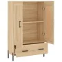 Aparador alto madera de ingeniería roble Sonoma 69,5x31x115 cm de vidaXL, Aparadores - Ref: Foro24-830335, Precio: 116,12 €, ...
