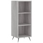 Estantería madera de ingeniería gris Sonoma 34,5x32,5x90 cm de vidaXL, Aparadores - Ref: Foro24-828706, Precio: 41,54 €, Desc...