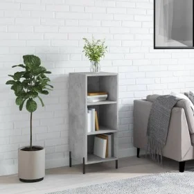 Aparador de madera de ingeniería gris hormigón 34,5x32,5x90 cm de vidaXL, Aparadores - Ref: Foro24-828744, Precio: 49,78 €, D...