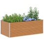 Arriate elevado 195 x 100 x 68 cm Acero Galvanizado en Macetas y jardineras | Comprar online en Foru.es