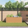 Arriate elevado 195 x 100 x 68 cm Acero Galvanizado en Macetas y jardineras | Comprar online en Foru.es