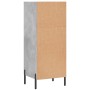 Aparador de madera de ingeniería gris hormigón 34,5x32,5x90 cm de vidaXL, Aparadores - Ref: Foro24-828744, Precio: 50,38 €, D...