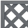 Jardinera con enrejado gris WPC 65x33x135 cm de vidaXL, Maceteros y jardineras - Ref: Foro24-362577, Precio: 157,31 €, Descue...